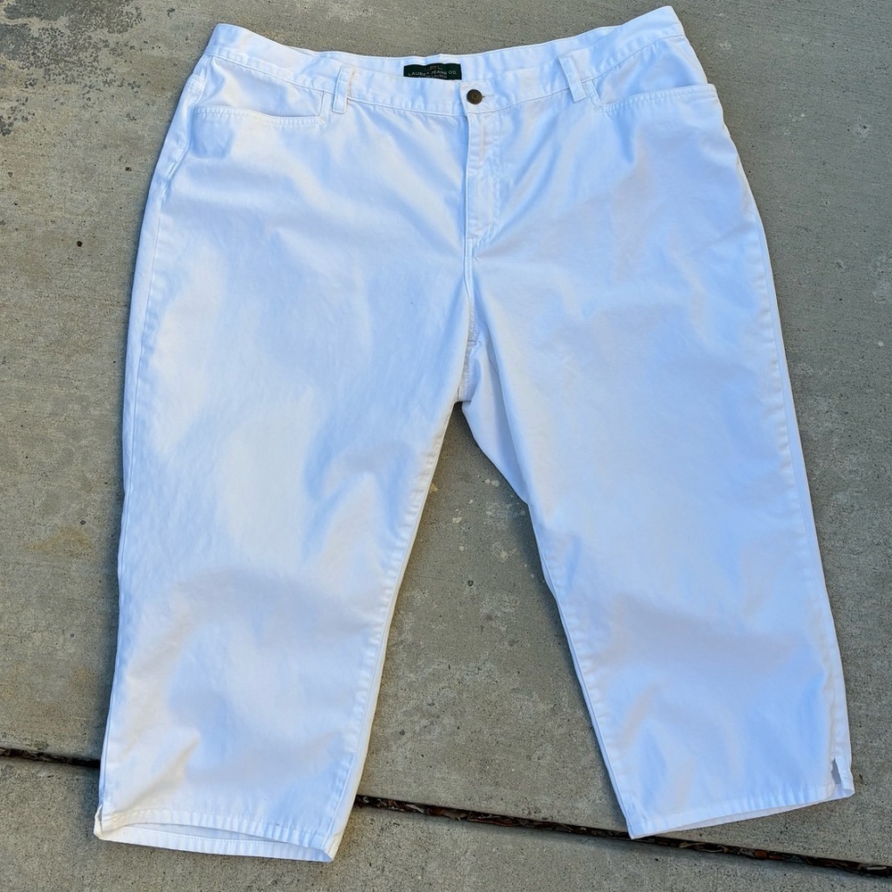 Ralph Lauren Vintage Midcalf White Pant Size 20
